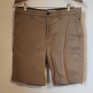 Old Navy Men's Tan Flat-Front Shorts